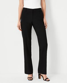 Elevate your wardrobe with the Ann Taylor Straight Pant in Seasonless Stretch, a testament to timeless style and comfort. Designed to flatter with a classic straight-leg silhouette, these pants ensure a chic, structured look that transitions effortlessly from office to evening.

- **Size**: 0
- **Color**: Core Black
- **Gender**: Female
- **Material**: 68% Polyester, 29% Viscose, 3% Spandex
- **Fit**: Tailored and fitted
- **Length**: Full length, 31" inseam; 16 1/4" leg opening
- **Rise**: Mid Petite Suits, Womens Straight Leg Pants, Color Core, Straight Suit, Knitted Suit, Printed Silk Scarf, Petite Pants, Tapered Pants, Suit Separates