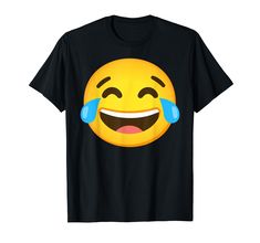 PRICES MAY VARY. Emoticon Laughing Tears Face with Tears of Joy Gift for women men kids boys girls toddler youth Lightweight, Classic fit, Double-needle sleeve and bottom hem Joy Gifts, Tears Of Joy, Girls Toddler, Gift For Women, Branded T Shirts, Shirt Sleeves, Kids Boys, Top Fashion Brands, Shop Top