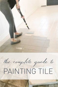 the complete guide to painting tile floors