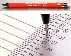 an image of a ruler and pen with the words, when authority counts incra rules