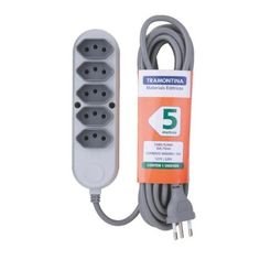 an image of a power strip for the nintendo wii game system with five outlets and one plugged in