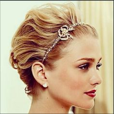 Haircut Parts, Short Bridal Hair, Kort Bob, Unique Wedding Hairstyles, Short Hair Up, Prom Hairstyles For Short Hair