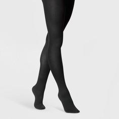 Complete your cool-weather look with these Flat-Knit Sweater Tights from A New Day™. These flat-knit sweater tights are crafted from soft fabric with a hint of stretch for comfortable wear, while the opaque finish and built-in briefs provide extra coverage. Plus, they feature a high-waisted cut for a sculpted, figure-flattering silhouette. Wear these closed-toe tights with a miniskirt and chunky sweater or a dress along with heels for an eye-catching look. A New Day™: Style that goes wherever yo Sweater Tights, Winter Tights, Tight Sweater, Womens Tights, Chunky Sweater, Knit Pattern, Black Tights, Character Outfits, Socks And Hosiery