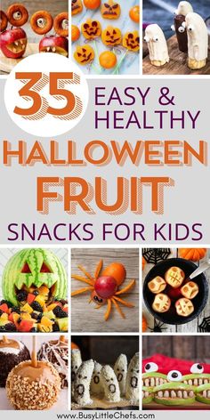 25 easy and healthy halloween fruit snacks for kids