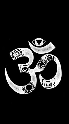 Om Black Background, Ohm Symbol, Hindu Symbols, Mandala Digital, Mandala Wallpaper