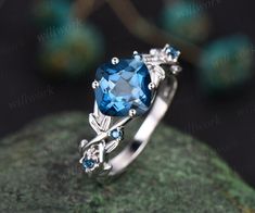 December Birthstone Engagement Rings, London Blue Topaz Engagement Ring, Pretty Engagement Rings, December Birthstone Ring, Blue Topaz Engagement Ring, Cute Engagement Rings, Fun Videos, Future Engagement Rings, Topaz Engagement Ring