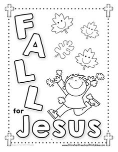 Fall Leaf Bible Printables Corn Thanksgiving, Harvest Corn, Thanksgiving Pumpkins, Preschool Bible Lessons, Sunday School Coloring Pages, Christian Preschool, Fall For Jesus, Fall Coloring, Sunday School Kids