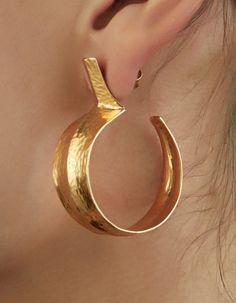 Fulani stud earrings - Leone Culture Fulani Earrings, Brass Hoop Earrings, Brass Hoops, Handmade African, African Beads, Large Hoop Earrings, Delicate Earrings, Gold Hoops, Brass Metal