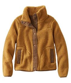 #LLBean: Women's Bean's Sherpa Fleece Jacket Sherpa Fleece Jacket, Womens Sherpa, Fleece Jacket Womens, Sherpa Jacket, Oui Oui, Womens Fleece, Sherpa Fleece, Ll Bean, Up Girl