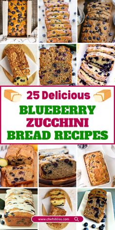 blueberry zucchini bread recipes Blueberry Zucchini Bread Recipes, Moist Zucchini Bread, Blueberry Zucchini, Dessert Breads, Fresh Zucchini, Summer Produce, A Healthy Breakfast, Zucchini Bread Recipes