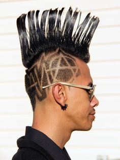 mohawk punk updo hairstyles regard collection 2021 Mohawk Hairstyles For Girls, Girl Mohawk, Natural Hair Mohawk, Curly Mohawk Hairstyles, Mohawk Updo, Long Mohawk, Punk Mohawk, Mohawk Hairstyle