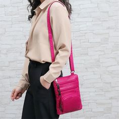 Multi-pockets Casual Shoulder Bags For Women #leatherbag #leather #bag #handmade #fashion #leathergoods #leathercraft #bags #handbag #leatherwallet #genuineleather #fashion #style #crossbodybag #instafashion #love #shoulderbag #accessories #laptopbag #leathermade #officebag #menbag #businessbag #love Leather Bag Handmade, Women Crossbody Bag, Office Bag, Shoulder Bags For Women, Mini Handbags, Leather Pieces, New Launch, Bag Handmade, Womens Crossbody Bag