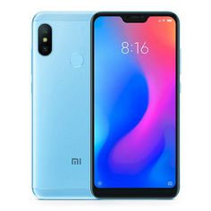 the redmi note 8 lite is shown with its front camera open and facing forward