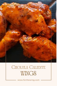 These Cholula Caliente Wings are something special. Traditional Buffalo wing sauce needed a south-of-the-border twist, and this is it. Nicely spicy, it has a great combination of peppers that make for one of the best tasting sauces I’ve had. If you’re a fan of Cholula’s hot sauce, you’ll be an even bigger fan of this wing sauce.