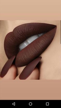 Bridal Lips, Pretty Lipstick Colors, Brown Matte Lipstick, Lip Color Lipstick, Beautiful Lipstick, Lipstick Kit, Long Lasting Lip Gloss, Waterproof Lipstick