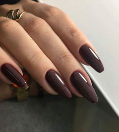 Manicured Nails, Brown Nail Polish, Her Nails, Minimalist Nails, Heart Nails, Dream Nails