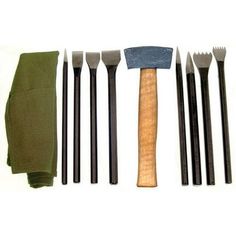 an assortment of different types of cooking utensils