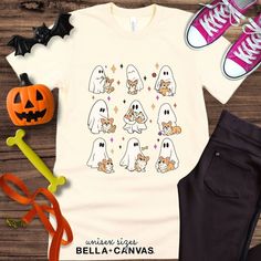 Halloween Dog Shirt,Corgi T-Shirts,Fall Dog Shirt,Dog Dad Shirt,Dog Mom Shirt,Halloween Gift,Dog Halloween Shirts,Dog Halloween Owner Shirts Corgi Mom