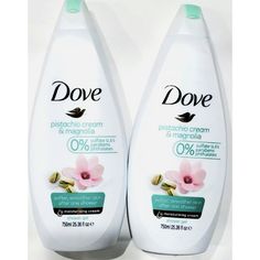 2x Dove Pistachio Cream Magnolia Shower Gel Large Sz 25.36 Fl Oz Each! Dove Cream, Pistachio Cream, Bath And Body Works Perfume, Smoother Skin, Moisturizer Cream, Shower Gel, Pistachio, Bath And Body Works, Body Works