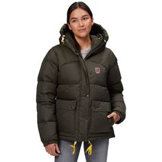 Fjallraven Expedition Down Lite Jacket - Women's - Clothing Fjallraven Jacket, Fjallraven Women, Deep Forest, Warm Jacket, Warm Coat, Going To The Gym, Green Jacket, Dream Wardrobe, Canada Goose Jackets