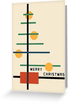 a christmas card with the words merry christmas and an image of a tree on it