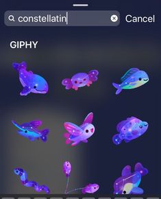 the screenshot shows different types of jellyfish and other sea creatures, including one that appears to be floating