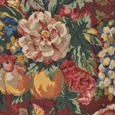 an image of a floral pattern on fabric