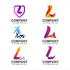 four different logos with the letter z in various colors and shapes, each designed to look like