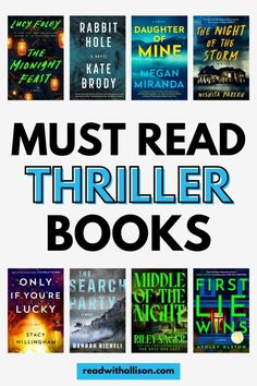 the most read thriler books