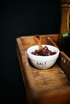 cherry-infused salt | Everyday Flavor | Nik Sharma Cooks Purple Food, Brown Table, Food Photography Styling, Wildest Dreams