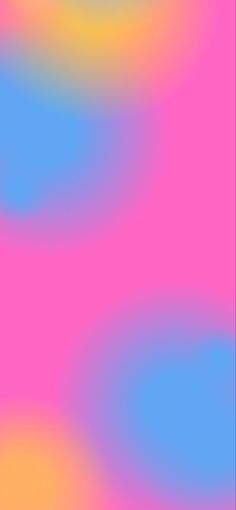 a blurry image of pink and blue circles