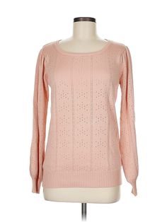 HOTOUCH Pullover Sweater Size: Medium Tops - used. 100% VISCOSE | HOTOUCH Pullover Sweater: Pink Tops - Size Medium Pink Pullover Sweater, Pink Pullover, Pink Tops, Pullover Sweater, Pullover Sweaters, Handbags For Women, Sweater Sizes, 50 %, Women Handbags