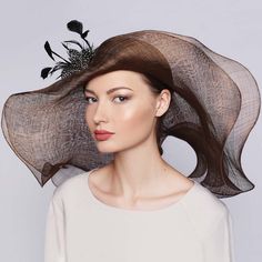 Banana Palm, Sinamay Hats, Kentucky Derby Hat, Derby Hat, Derby Hats, Double Wide, Wide Brimmed Hats, Brim Hat, Kentucky Derby