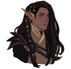 a man with long black hair and braids