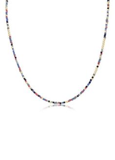 15-inch enewton design Hope Unwritten Choker Necklace in Where My Beaches At, featuring a blend of purple, grey, pink, and blue beads and gold accents Necklaces Shop, Scott And Allison, Word Bracelet, New Hope, Design Jewelry, Love Is Free, Say Hello, Shop Necklaces, Crab