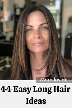 Simplify your hair routine with these 44 easy long hair ideas that are both stylish and effortless! From quick braids and chic ponytails to elegant updos and loose waves, these hairstyles are perfect for any occasion. Discover how to make the most of your long locks with minimal effort and maximum impact. Tap the link for more style inspiration! Ways To Wear Long Hair, Hair Stules