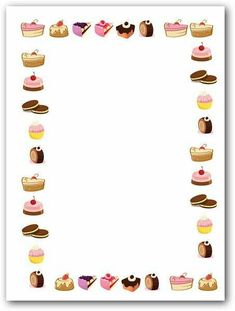 the letter i is made up of many different types of cakes and pastries on it