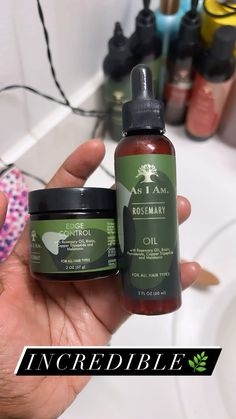 This is the As I am Rosemary collection. I just purchased the Shampoo, Conditioner, and Oil along with the edge control. I am so excited to be trying these products As I Am Products, As I Am Rice Water, As I Am Shampoo, As I Am Hair Products, Afro Routine, Fire Hairstyles, Rosemary Oil For Hair Growth, Herbs For Hair Growth, Drugstore Hair Products