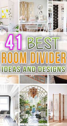 the best room divider ideas and designs