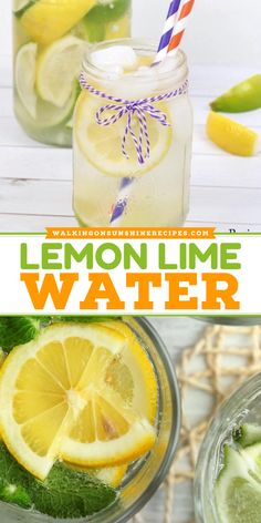 Quench your thirst with our Lemon Lime Water Recipe! This easy Labor Day party food is the ultimate treat. As one of the most refreshing summer drinks with infused water, it's packed with antioxidants and vitamin C. Try this refreshing treat today and savor the taste of summer! Lime Water Recipe, Lemon Lime Water, Mason Jar Drink Dispenser, Labor Day Party, Infused Waters, Easy Labor, Mason Jar Drinks