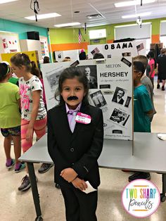 School Wax Museum Ideas, Living Museum Project Ideas, Living Museum Project For Kids, Milton Hershey Project Kids, Wax Museum School Project Ideas, Living Wax Museum Project Kids, Wax Museum Project For Kids, Biography Project Elementary, Living Wax Museum