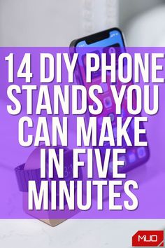 Homemade Cell Phone Holder Diy, Diy Phone Decor, Diy Cellphone Stand, Cell Phone Holders, Iphone Holder Diy, Diy Phone Holder For Desk, Cell Phone Holder Diy How To Make, How To Make A Phone Stand, Diy Phone Stand Homemade