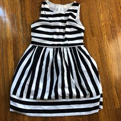 Brand New Black And White Dress. Black White Striped Dress, Black And White Dress, Black N White Dress, White Striped Dress, Striped Dress, New Black, White Stripe, White Dress, Diy Projects