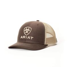 ImportedMens Western Cap | Mens Western Cap in Brown by Ariat Saddle Pads English, Snap Back Cap, Country Hats, Mens Western, Cute Country Outfits, Mens Boots Casual, Shield Logo, Cap Mens, Man Logo