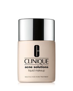 Skin-clearing acne treatment foundation powered by salicylic acid helps cover, clear, and prevent acne. Dermatologist tested. Now in 24 shades. Acne Dermatologist, Clinique Acne, Clearing Acne, Remove Skin Tags Naturally, Clinique Acne Solutions, Skin Clearing, Salicylic Acid Acne, Liquid Makeup, Acne Solutions