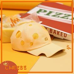 Cheese is power! This unisex baseball cap looks like delicious cheese! Made of Cotton and Suitable for All Seasons. Adjustable Fitted Strap Closure. One Size fits Most Head Sizes. Artisan Cheese, Unique Hats, Cotton Hat, How To Make Cheese, Asymmetrical Design, Cool Hats, Design Creative, Creative Gifts, Baseball Cap