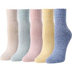 WOOL SOCK WOMENWool socks for women. Keep your toes warm with these colorful and decorative socks. These thick, high-quality socks are made with a combination of cotton, wool, polyester and spandex that is soft, comfortable, and ensures your feet do not feel the chills during cold weather. A unique design in different colors proviSIZE & PACKINGCabin socks women. These socks come is a standard US size that fit shoe sizes from 4 to 8. So everyone can enjoy these colorful, fashion socks. Great Women Wool Socks, Nordic Socks, Womens Wool Socks, Woolen Socks, Cabin Socks, Vintage Socks, Holiday Socks, Comfortable Socks, Cozy Socks