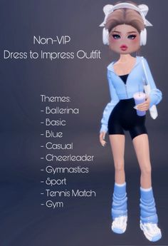 An outfit made with the idea that this would be an “after practice” outfit for any sport 🩵  Made for themes: Ballerina/ Basic/ Blue/ Casual/ Cheerleader/ Gym/ Gymnastics/ Sport/ Tennis Match  #dress2impress #dresstoimpress #dresstoimpressideas #dresstoimpressoutfits #ballerinaoutfit #ballerina #ballerinacostume #basic #basicoutfit #blue #blueoutfit #casual #casualoutfit #casualwomensfashion #casualoutfitformen #cheerleader #cheerleaderoutfit #gym #gymoutfit #gymoutfitsforwomen #gymnastics #gymnasticsoutfit #sport #sporty #sportswear #sportoutfit #tennis #tennismatch #tennismatchoutfit Outfit Ideas Sporty, Make Outfits, Gym Dress, Vip Dress, Adidas Outfit Shoes, Clothes For Dolls, Ballerina Outfit