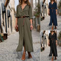 Autumn Dresses, Smart Casual Dress, Button Shirt Dress, Plus Size Party Dresses, Maxi Shirts, Uk Clothing, Long Dress Casual, Maxi Shirt Dress, Dress Beach