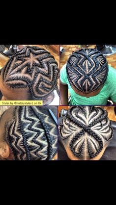 These will be cute in my baby head Different Styles Of Braids, Styles Of Braids, Cornrow Braid Styles, Boy Braids Hairstyles, Scalp Braids, Braids For Boys, American Hairstyles